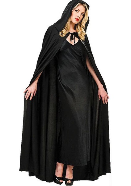 çınar ticaret siyah yakalı pelerin - vampir pelerin - dracula pelerin 90 cm