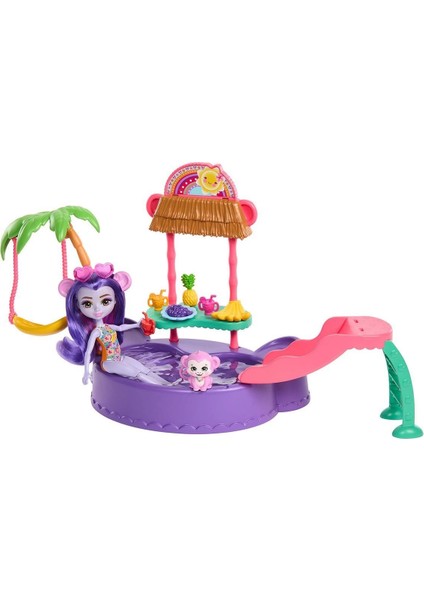 çınar ticaret htw73 enchantimals eğlenceli havuz partisi oyun seti modelleri