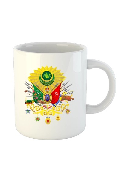 çınar ticaret osmanlı armalı kupa bardak