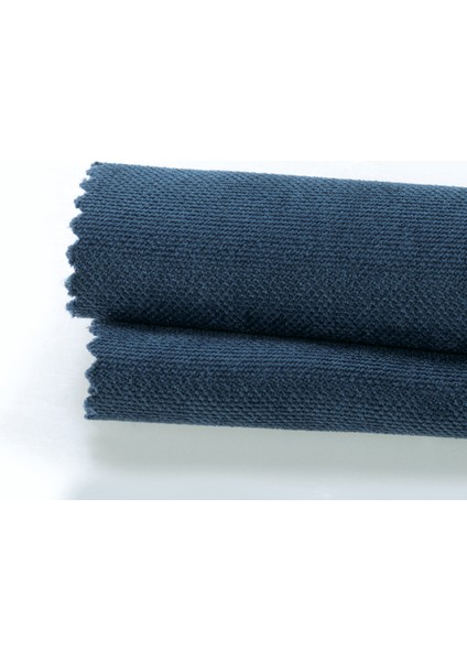 Kadife Dokulu Güvercin Mavisi Dertsiz Masa Örtüsü