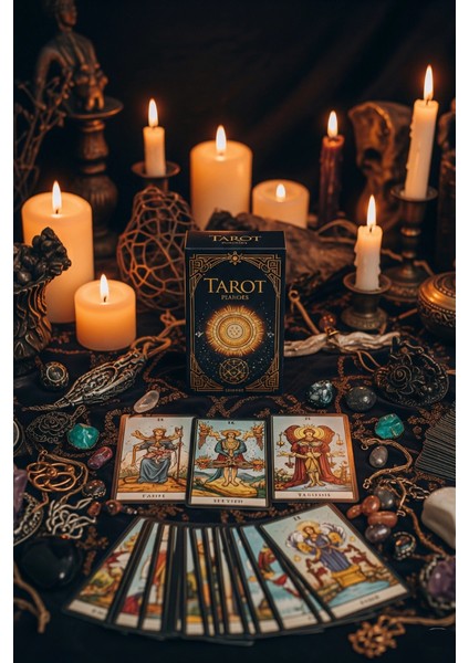çınar ticaret metal kutulu tarot kartı modern witch