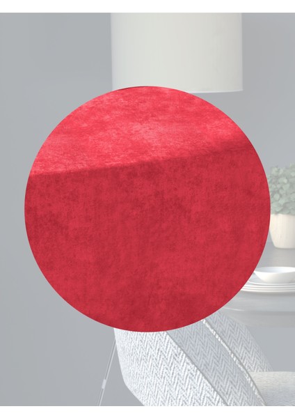 Kadife Efektli Elma Moru Rengi Aura Serisi Runner 40 X 140