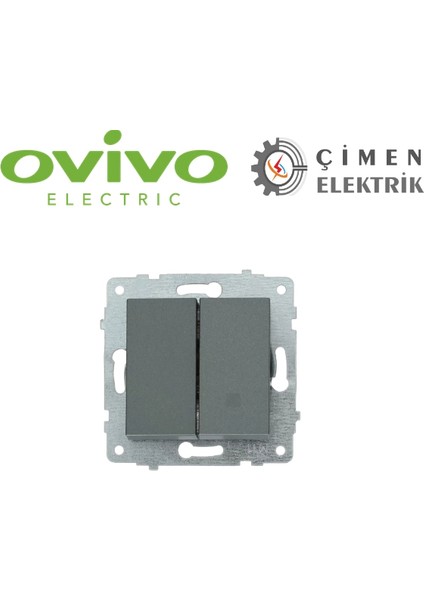 çınar ticaret füme komutatör çerçevesiz grano - priz ve anahtar ıçin uyumlu çerçeve