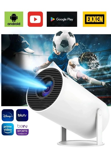 çınar ticaret taşınabilir sinema projektörü pro telefon destekli android 11 akıllı projeksiyon fiyatları