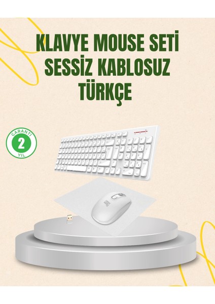 çınar ticaret kablosuz klavye ve mouse seti - ergonomik tasarım, sessiz kullanım, geniş uyumluluk