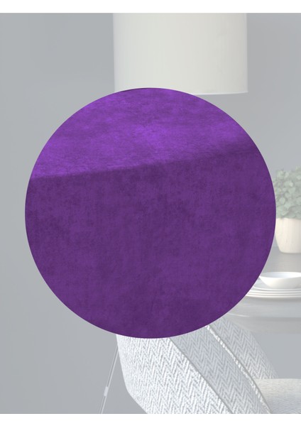 Kadife Efektli Tatlı Mor Rengi Aura Serisi Runner 40 X 140