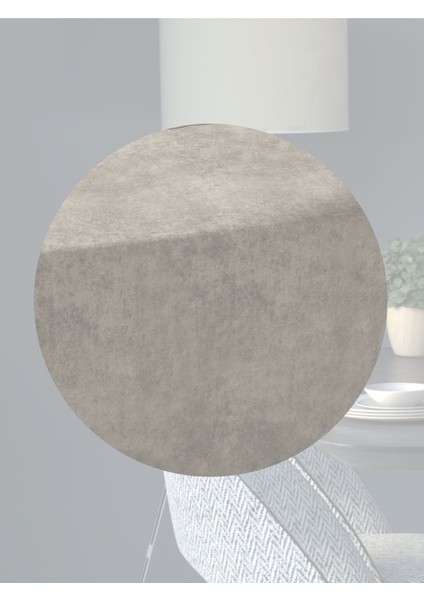 Kadife Efektli Taş Rengi Aura Serisi Runner 40 X 140