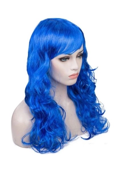 çınar ticaret mavi renk parti peruğu fiyatları