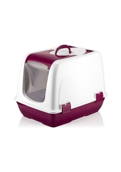 çınar ticaret mikopet kapalı küçük kedi tuvaleti bordo