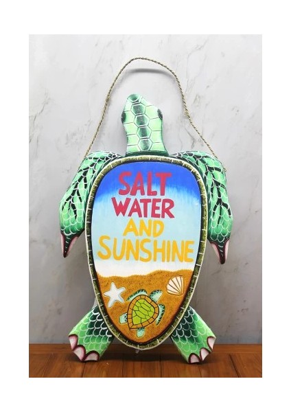 çınar ticaret ahşap duvara asmalı kaplumbağa