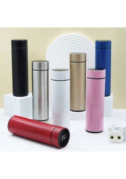 çınar ticaret sıcaklık göstergeli dijital termos 500 ml