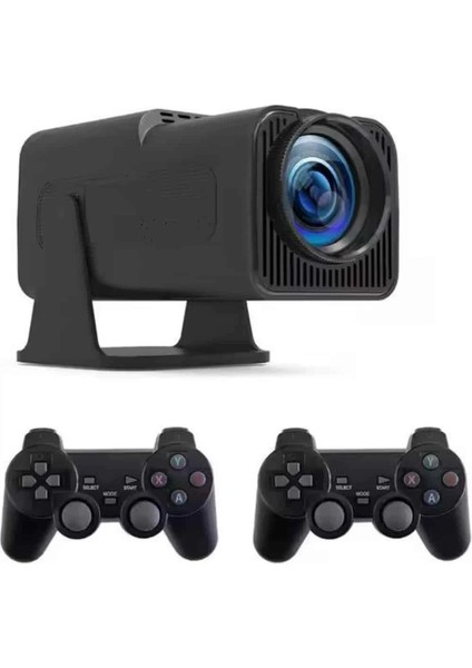 çınar ticaret android projeksiyon siyah taşınabilir sinema projektörü 4k 1080p ev sineması bluetooth indirimleri