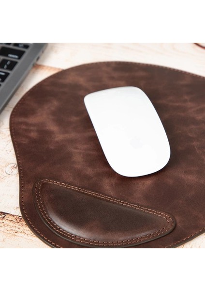 çınar ticaret bileklikli deri mouse pad antik koyu kahve fiyatları