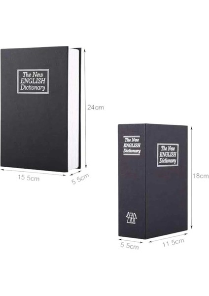 çınar ticaret büyük boy anahtarlı kitap görünümlü gizli kasa çelik kasa altın kasası