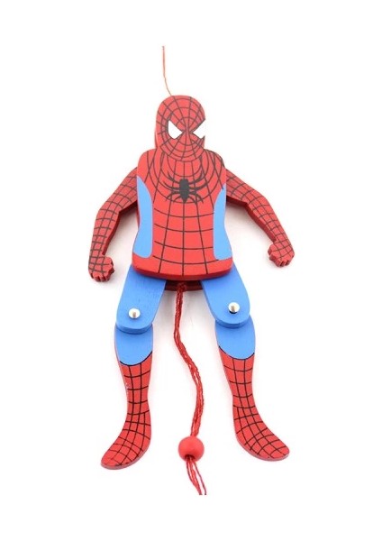 çınar ticaret ahşap sallanan örümcek adam figürü