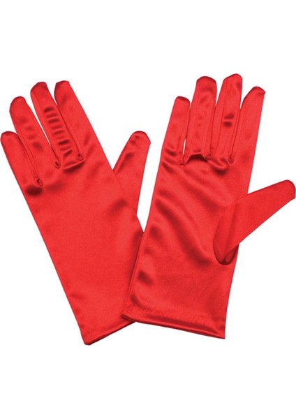 çınar ticaret kırmızı renk yetişkin boy likralı gösteri eldiveni