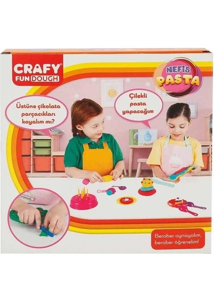 çınar ticaret crafy nefis pasta oyun hamur seti 200 g 17 parça fırsatları