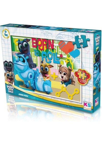çınar ticaret pdp709 ks puppy dog pals / 50 parça puzzle