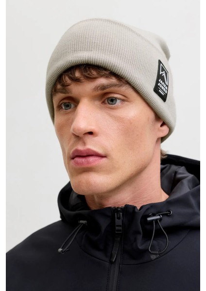 Erkek Jacalpes Logo Detaylı Örme Bere 12286472 Gri fiyatları