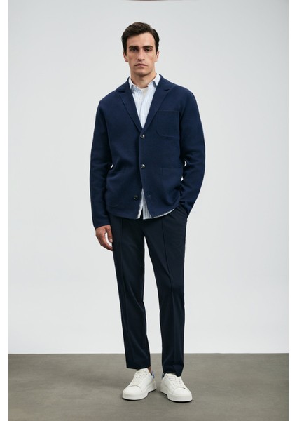 Erkek Sımon Smart Chino Slim Fit Pantolon 112190329 Lacivert modelleri