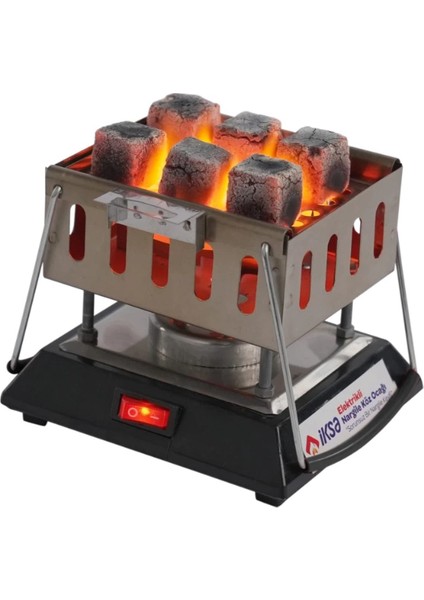 çınar ticaret kare krom elektrikli nargile köz ocağı modelleri