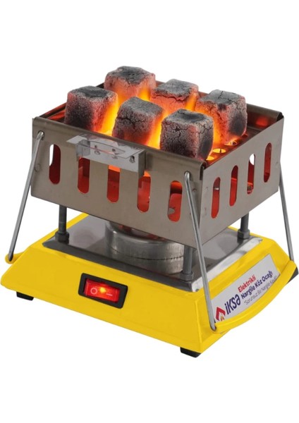 çınar ticaret kare krom elektrikli nargile köz ocağı indirimleri