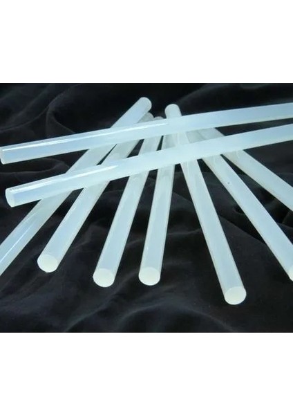 çınar ticaret 12x300mm şeffaf kalın çubuk silikon 1kg - tamirat ve sızdırmazlık ıçin en kaliteli silikon