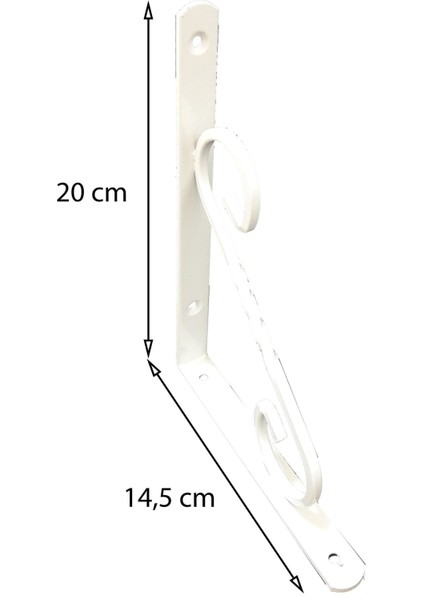 çınar ticaret ferforje raf altı no:2 beyaz