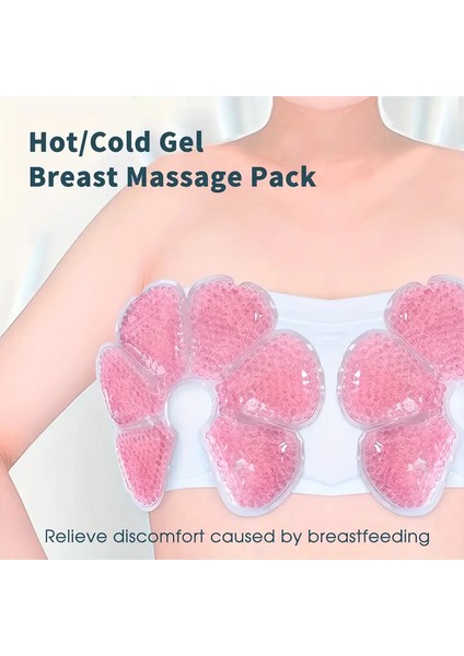 çınar ticaret emziren anneler ıçin 2 li jel göğüs pedi – sıcak ve soğuk kullanıma uygun, pvc dolgulu, konfor ve destek sağlayan ped (pembe)