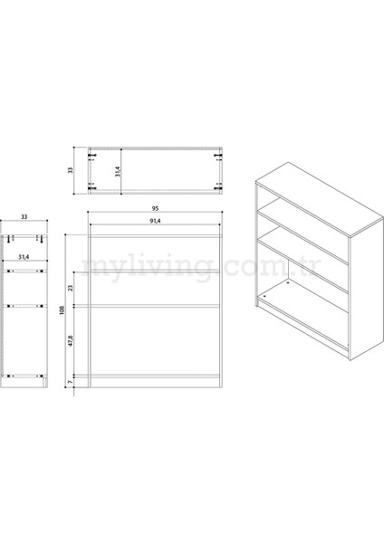 Ayakkabılık 108X95X33CM 24102502 modelleri