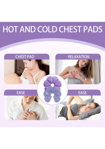 çınar ticaret emziren anneler ıçin 2 li jel göğüs pedi – sıcak ve soğuk kullanıma uygun, pvc dolgulu, konfor ve destek sağlayan ped (pembe)