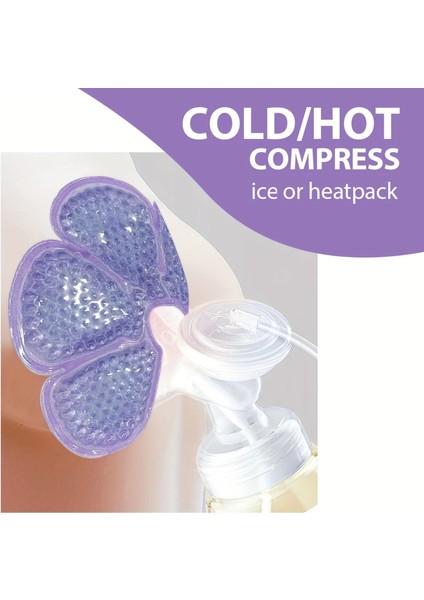 çınar ticaret emziren anneler ıçin 2 li jel göğüs pedi – sıcak ve soğuk kullanıma uygun, pvc dolgulu, konfor ve destek sağlayan ped (pembe)