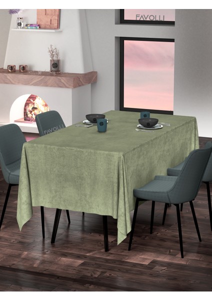 Kadife Dokulu Ada Çayı Masa Örtüsü indirimleri