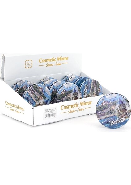 çınar ticaret taşlı ıstanbul tasarımı el aynası ınce alk2475a