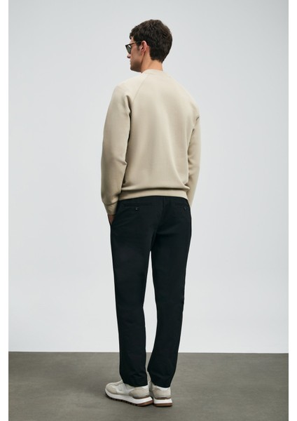 Erkek Daren Smart Slim Fit Chino Pantolon 112190340 Siyah fırsatları