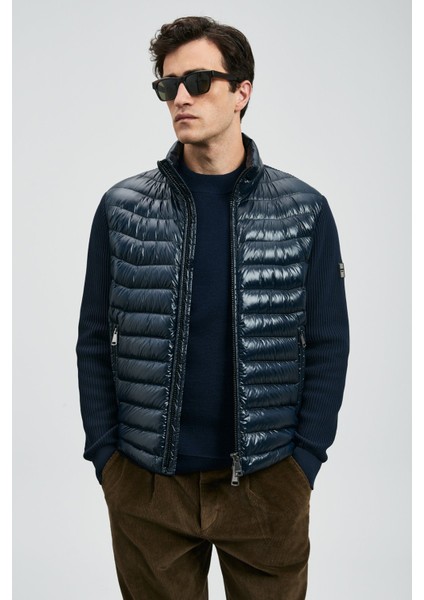 Erkek Glenn Kaz Tüyü Mont 112120243 Lacivert