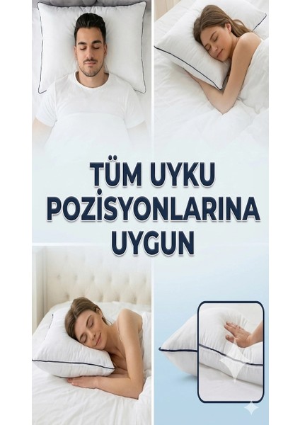 çınar ticaret nano jel lüks yastık 2'li set 50x70cm 1200gr pamuklu kumaş fiyatları
