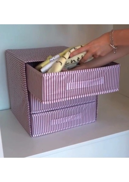 çınar ticaret 3 bölmeli çekmece , çok amaçlı organizer - çorap çamaşır organizer - masa üstü düzenleyici