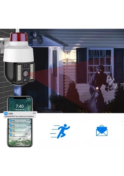 çınar ticaret alarmlı dış mekan güvenlik kamerası