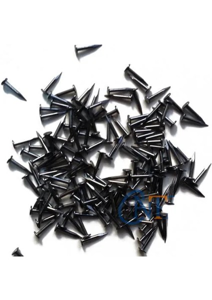 çınar ticaret eco lounge klips, menteşe, ayağı çivisi 7mm çelik - siyah 10gr