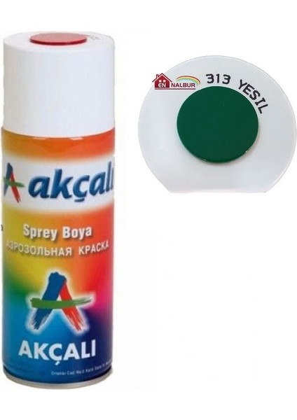 çınar ticaret akçalı sprey boya 400 ml 313 yeşil