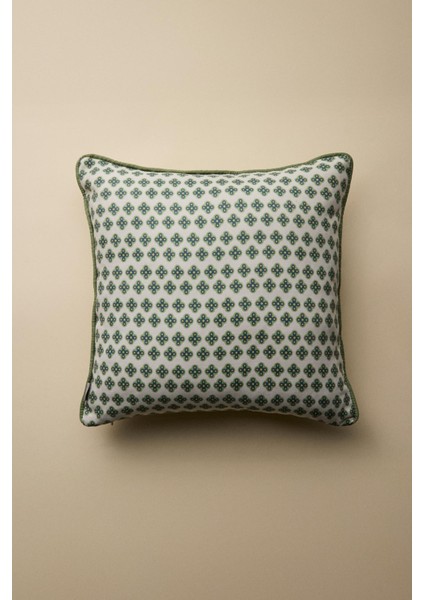 Merivo Desenli Biye Detaylı Kırlent Kılıfı