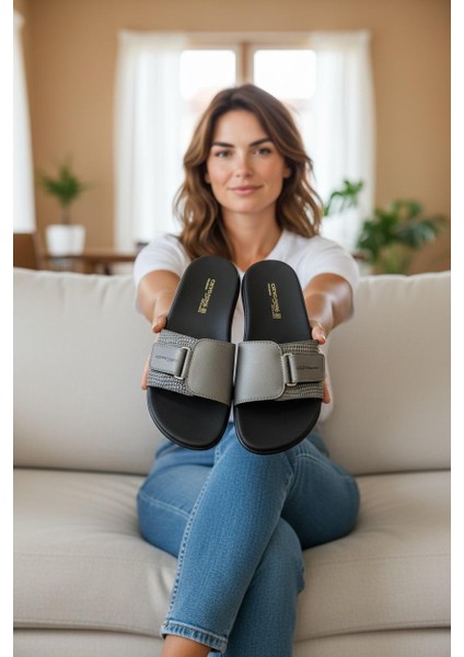 Kadın Çok Rahat Ortopedik Taban Terlik