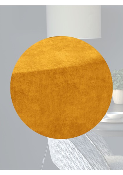 Kadife Efektli Balpeteği Sarısı Aura Serisi Runner 40 X 140