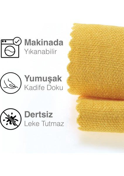 Kadife Dokulu Güneş Sarısı Rengi Daily Series Runner 40 X 140 fırsatları