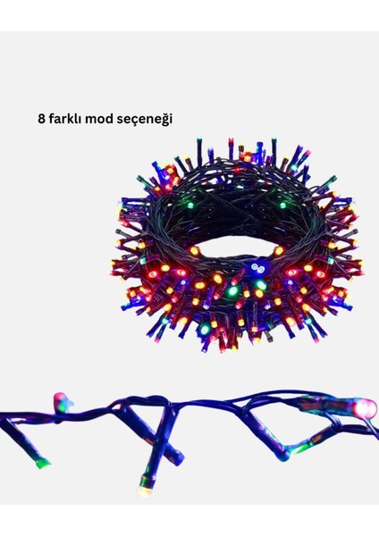 çınar ticaret 5 metre 50’li led ışık – siyah kablolu, çok fonksiyonlu, ıç ve dış mekan kullanımı indirimleri