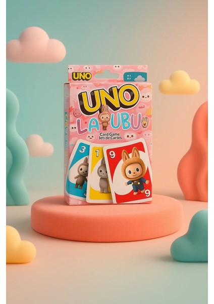 çınar ticaret labubu uno paketi kart deste arkadaş aile oyunu