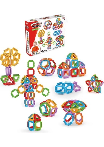 çınar ticaret 03895 geometrik puzzle 64 prç