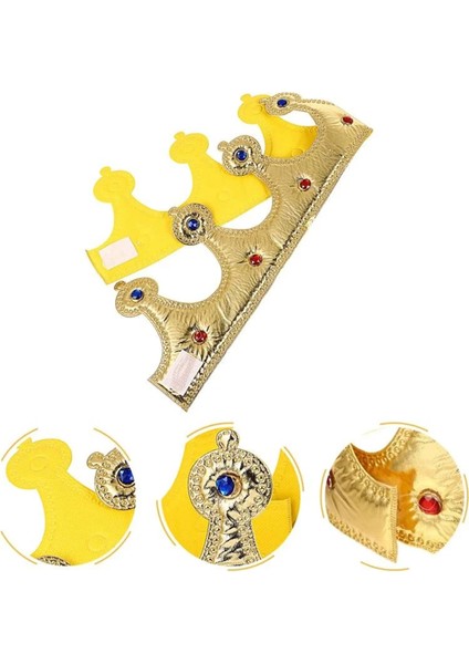 çınar ticaret altın renk eva malzemeden ımal çocuk kral tacı 57 cm fırsatları