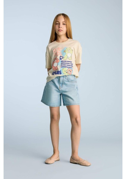 Kız Çocuk Jean Şort